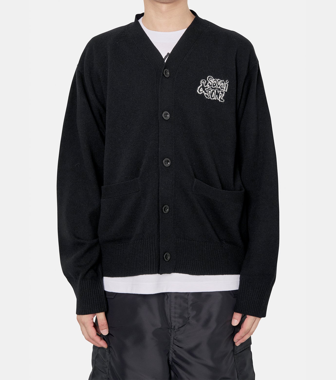 sacai Gonz Wool Knit Cardigan