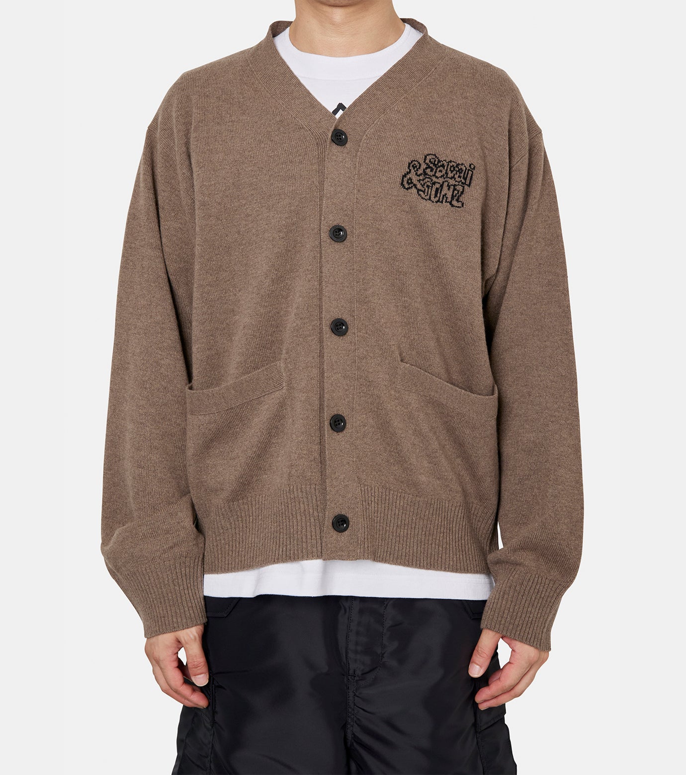 sacai Gonz Wool Knit Cardigan