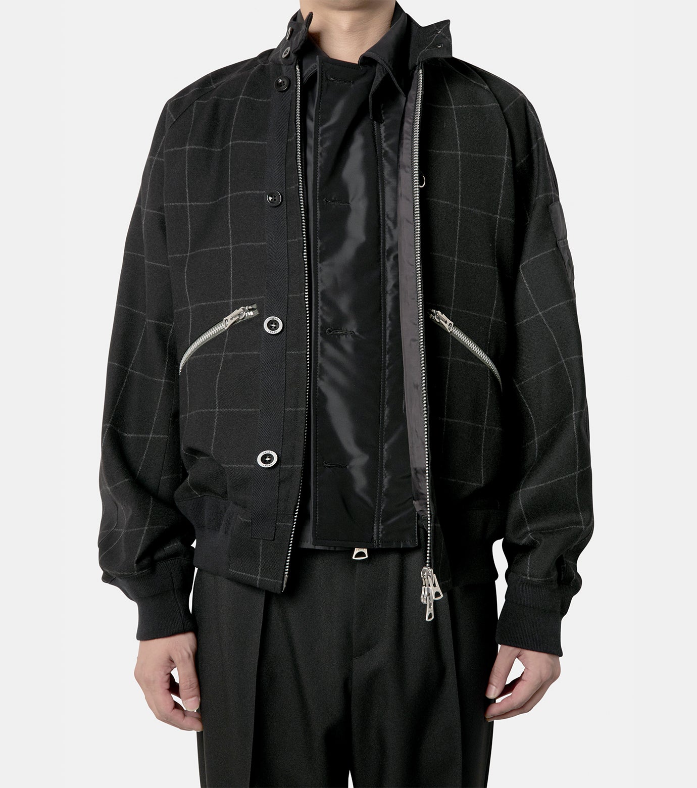 Windowpane Blouson