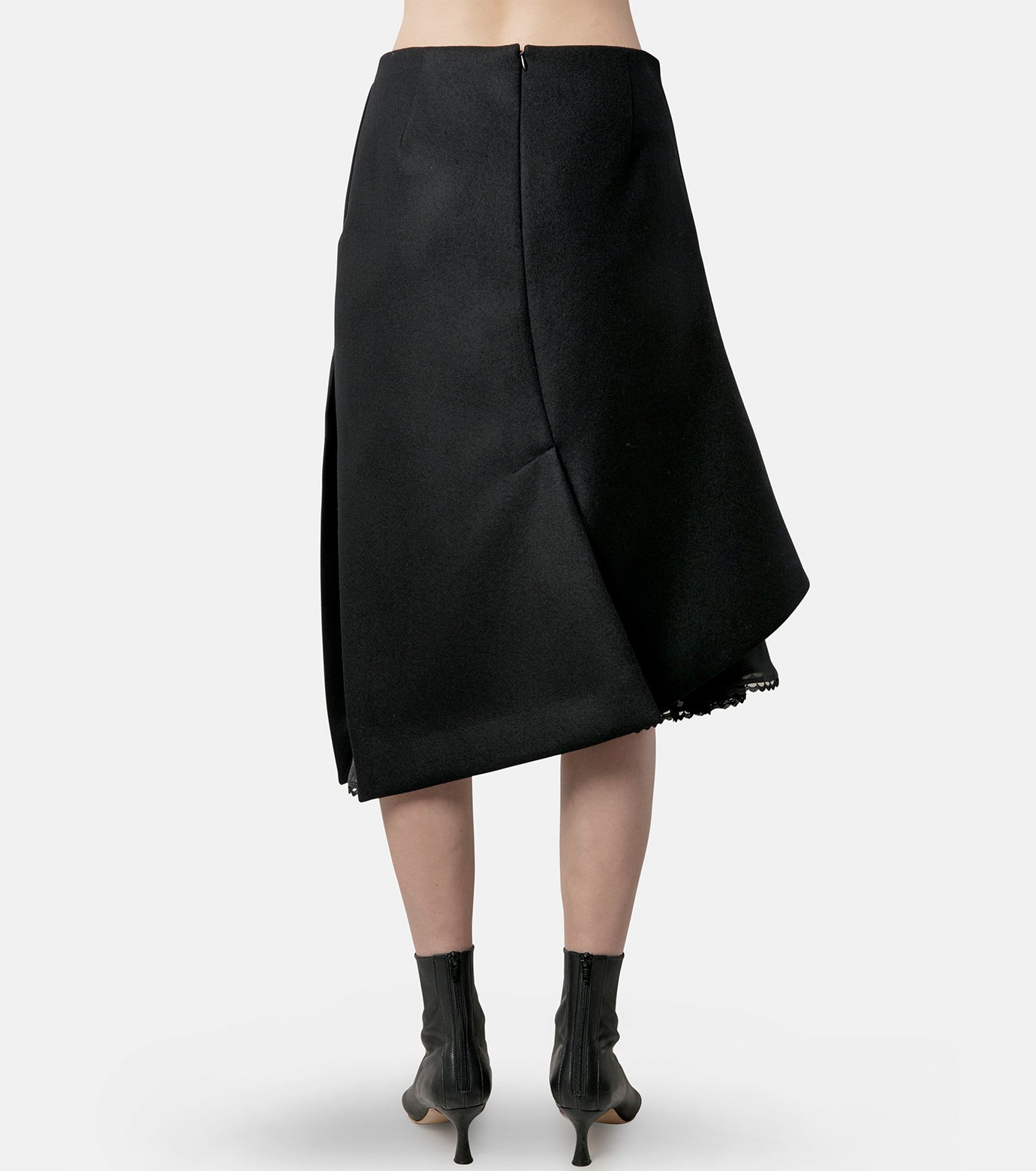 Wool Melton Skirt