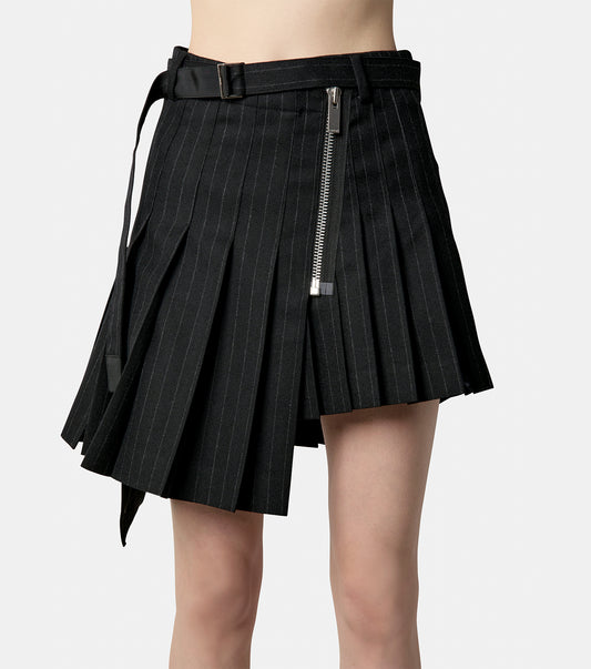 Chalk Stripe Skirt