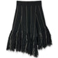 Chalk Stripe Knit Skirt