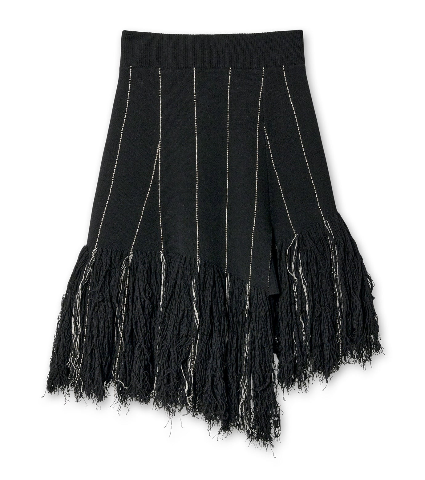 Chalk Stripe Knit Skirt