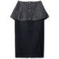 Denim x Melton Skirt