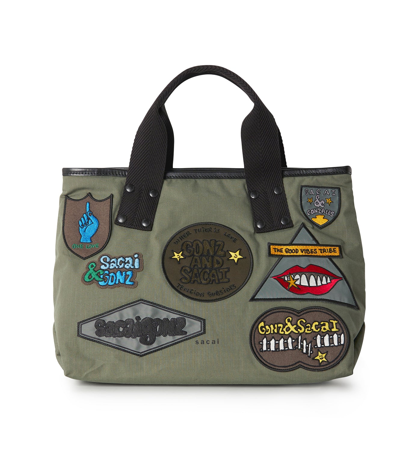 Sacai Gonz Multi Patch Tote M