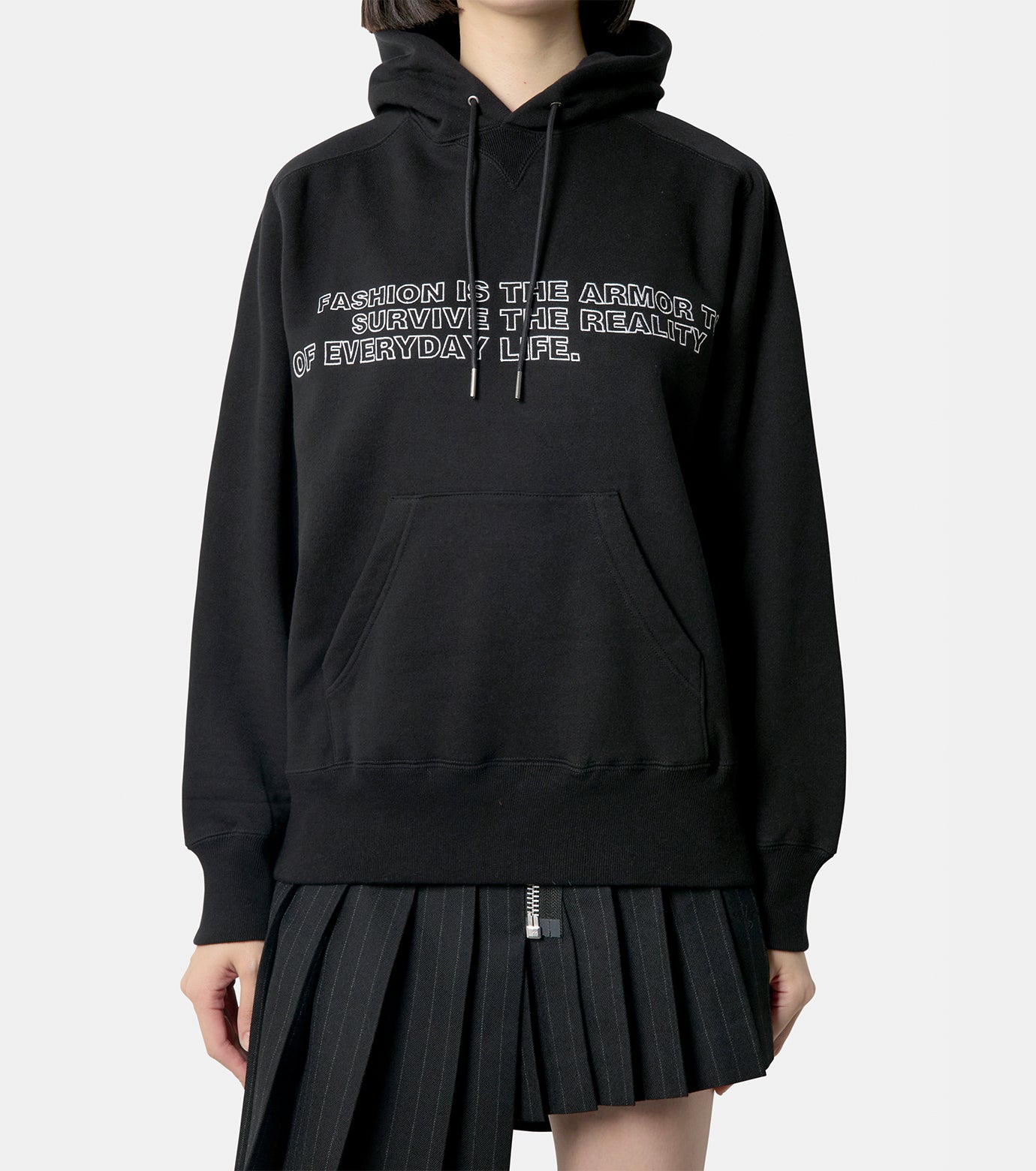 Graphic Emb Hoodie