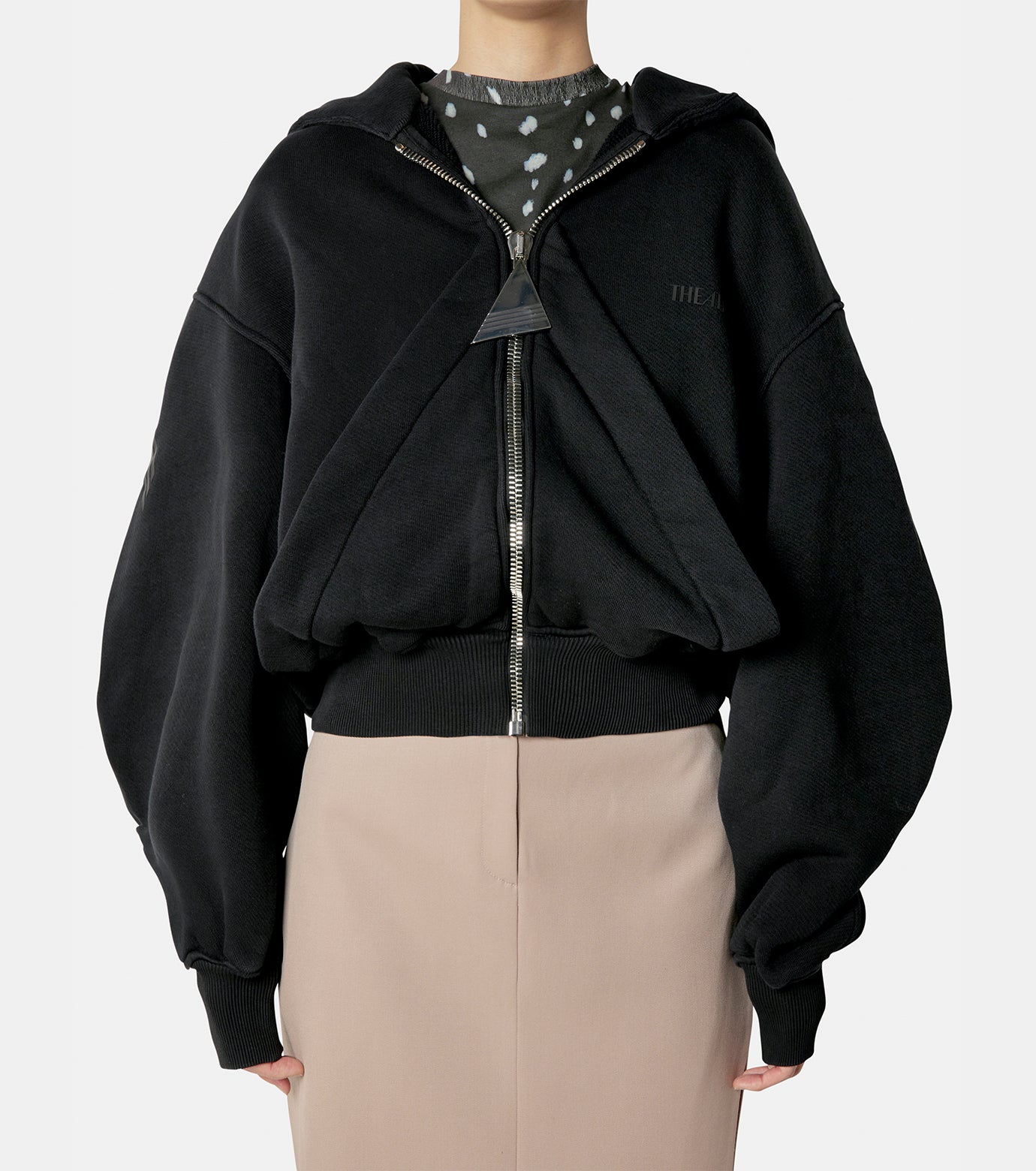 Zip Up Sweatshirt Blouson