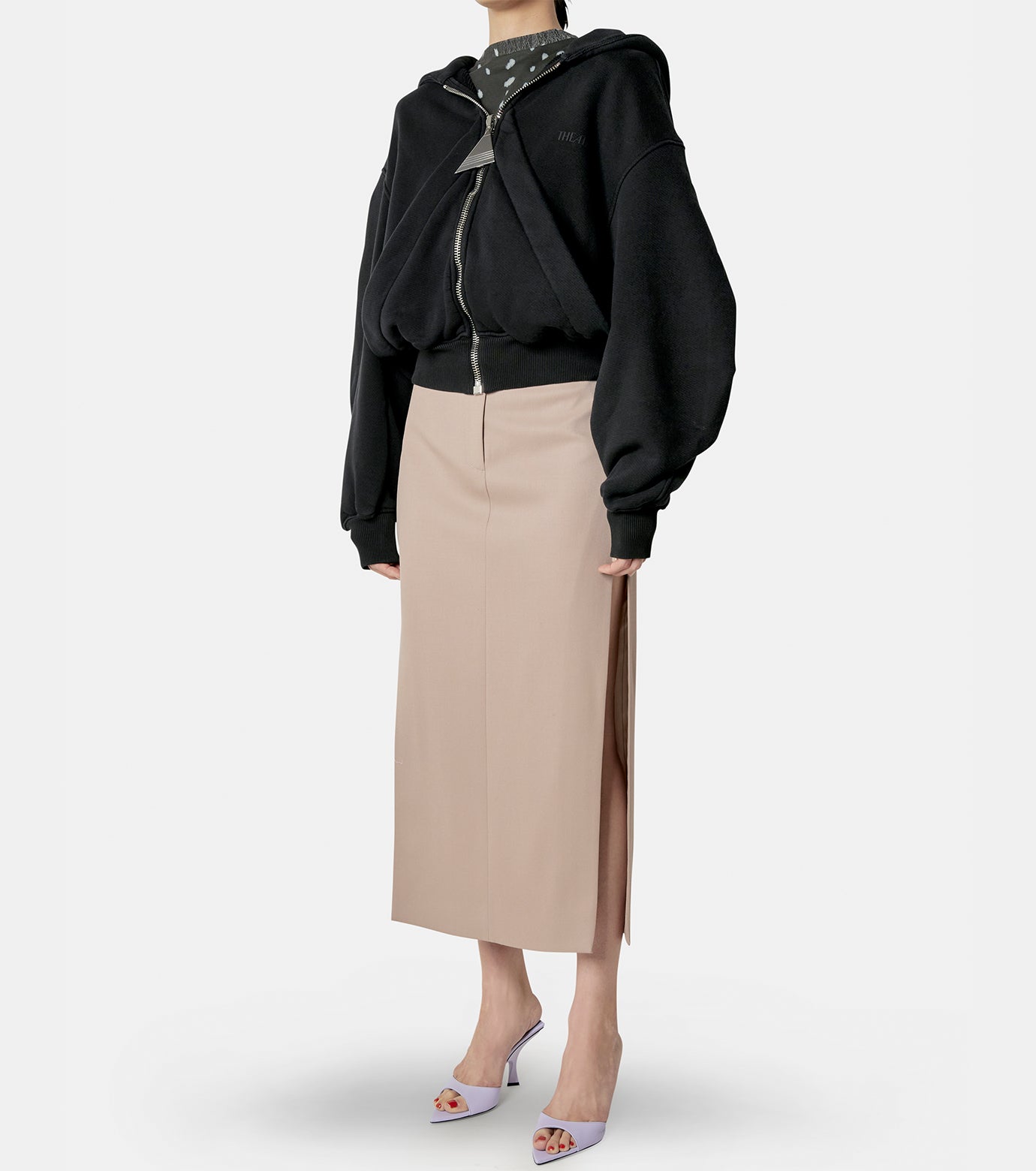 Zip Up Sweatshirt Blouson