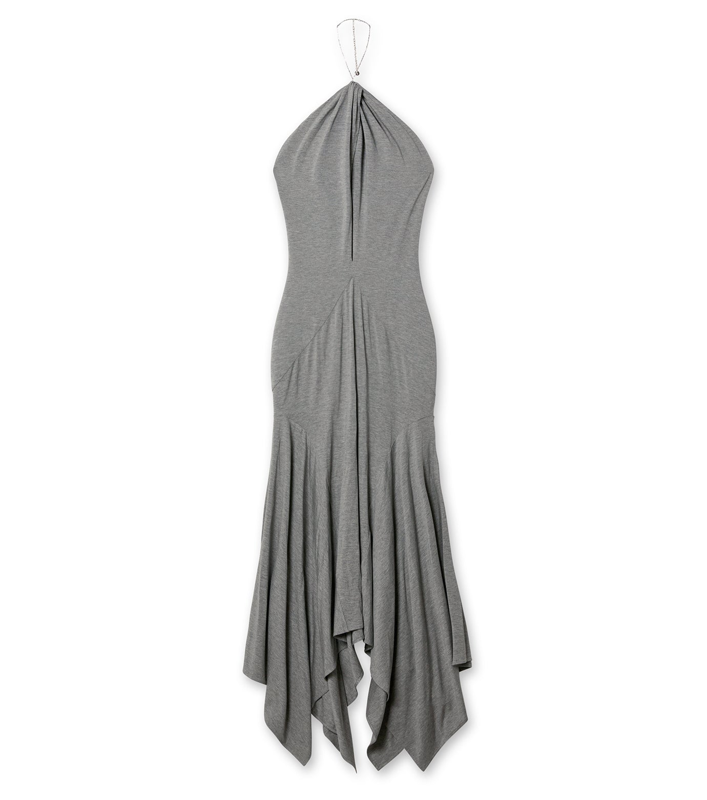 Jersey Melange Halter Dress