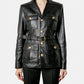 Glossy Leather Jacket