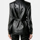 Glossy Leather Jacket