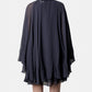 Silk Capelet Dress