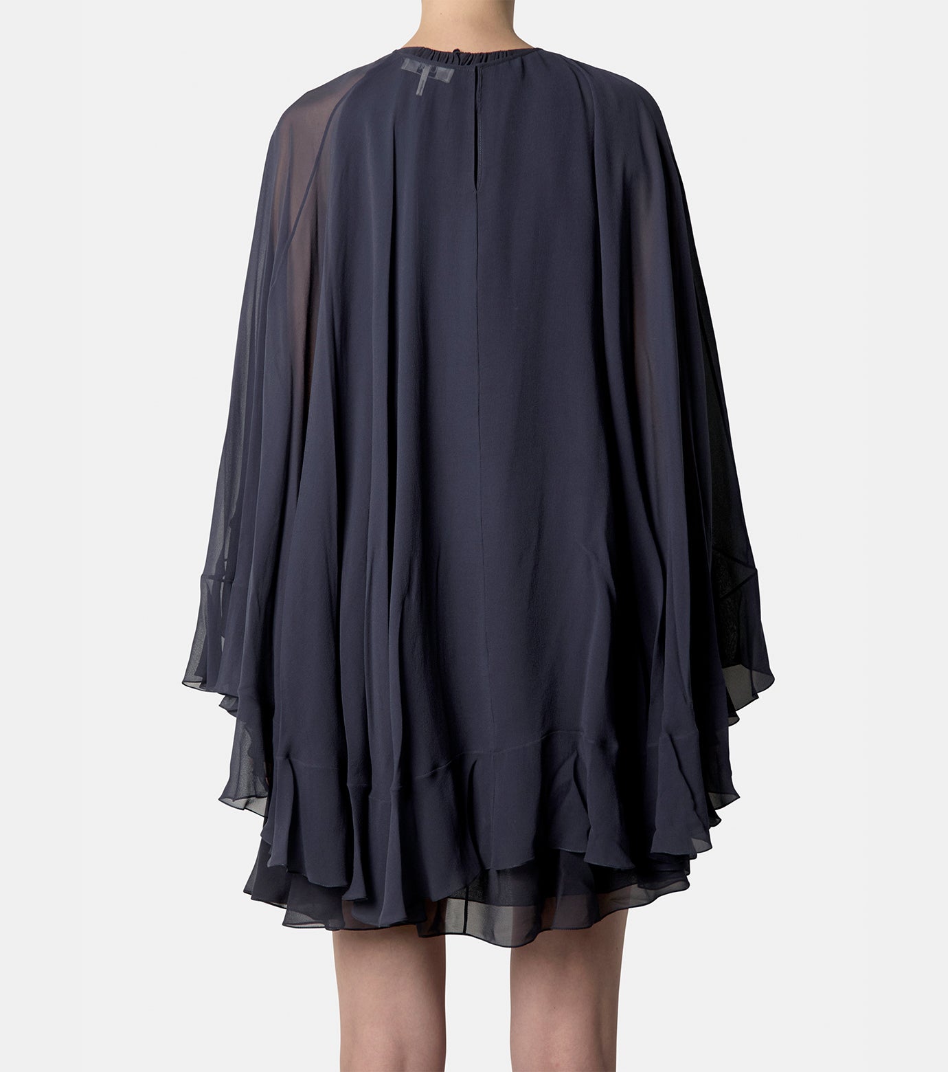 Silk Capelet Dress