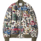 Car Race / Tropical Print Blouson