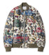 Car Race / Tropical Print Blouson