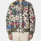 Car Race / Tropical Print Blouson