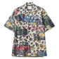 Car Race / Tropical Print Shirt