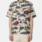 Car Race / Tropical Print Shirt