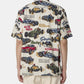 Car Race / Tropical Print Shirt