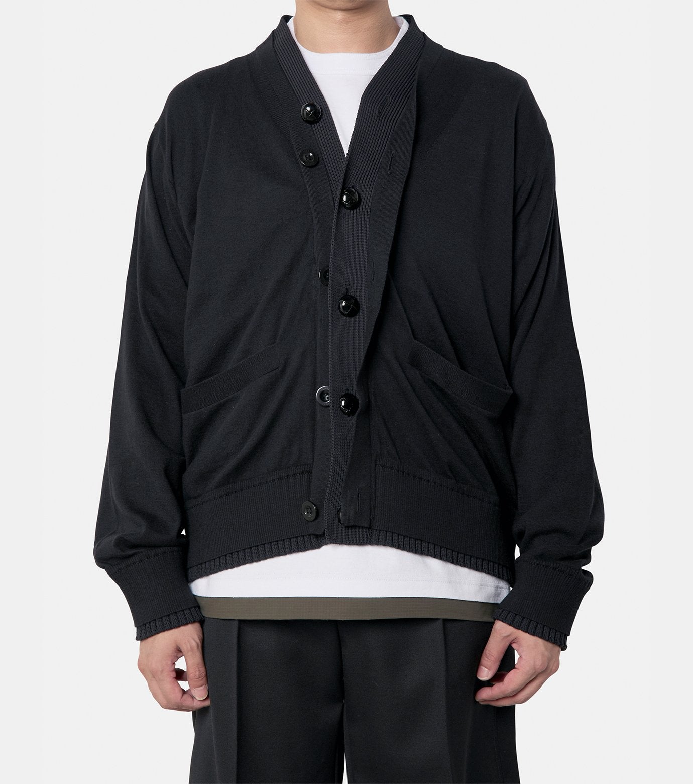 Cotton Cashmere Knit Cardigan