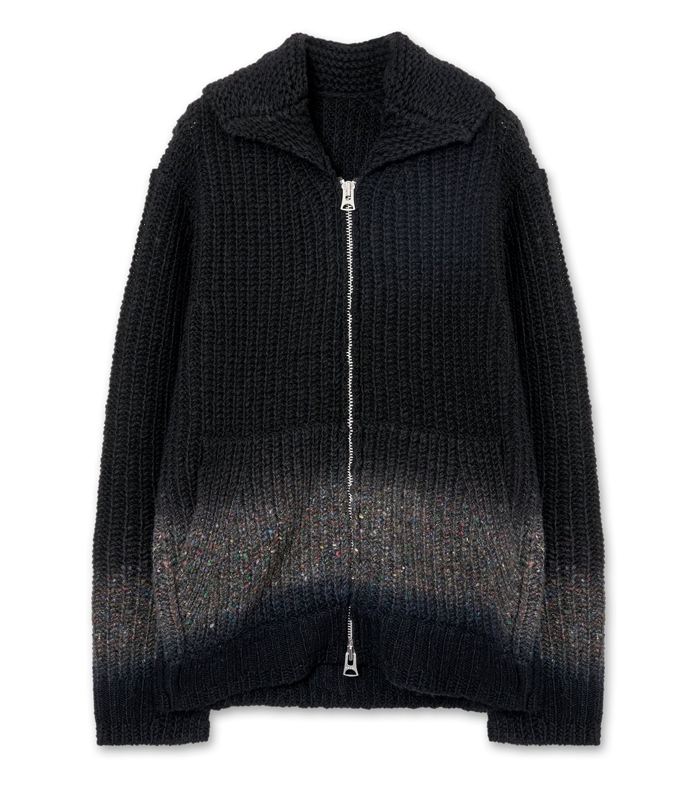 Garment Dye Wool Knit Cardigan