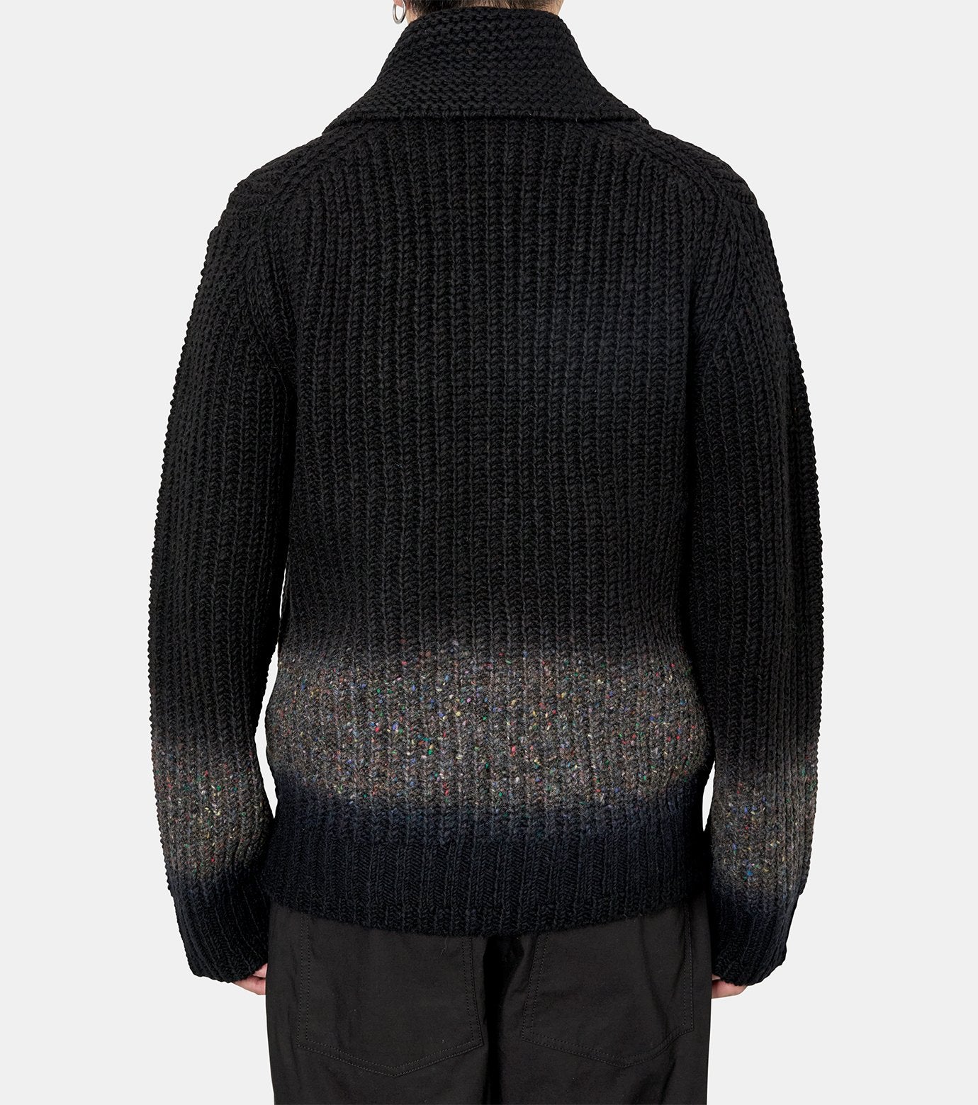 Garment Dye Wool Knit Cardigan