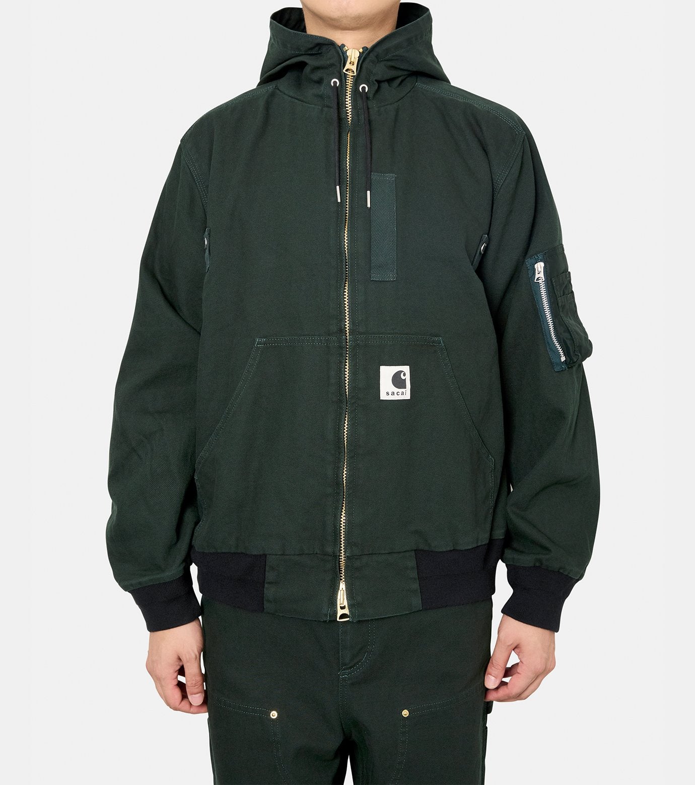 Carhartt WIP Washed Duck Hooded BZ