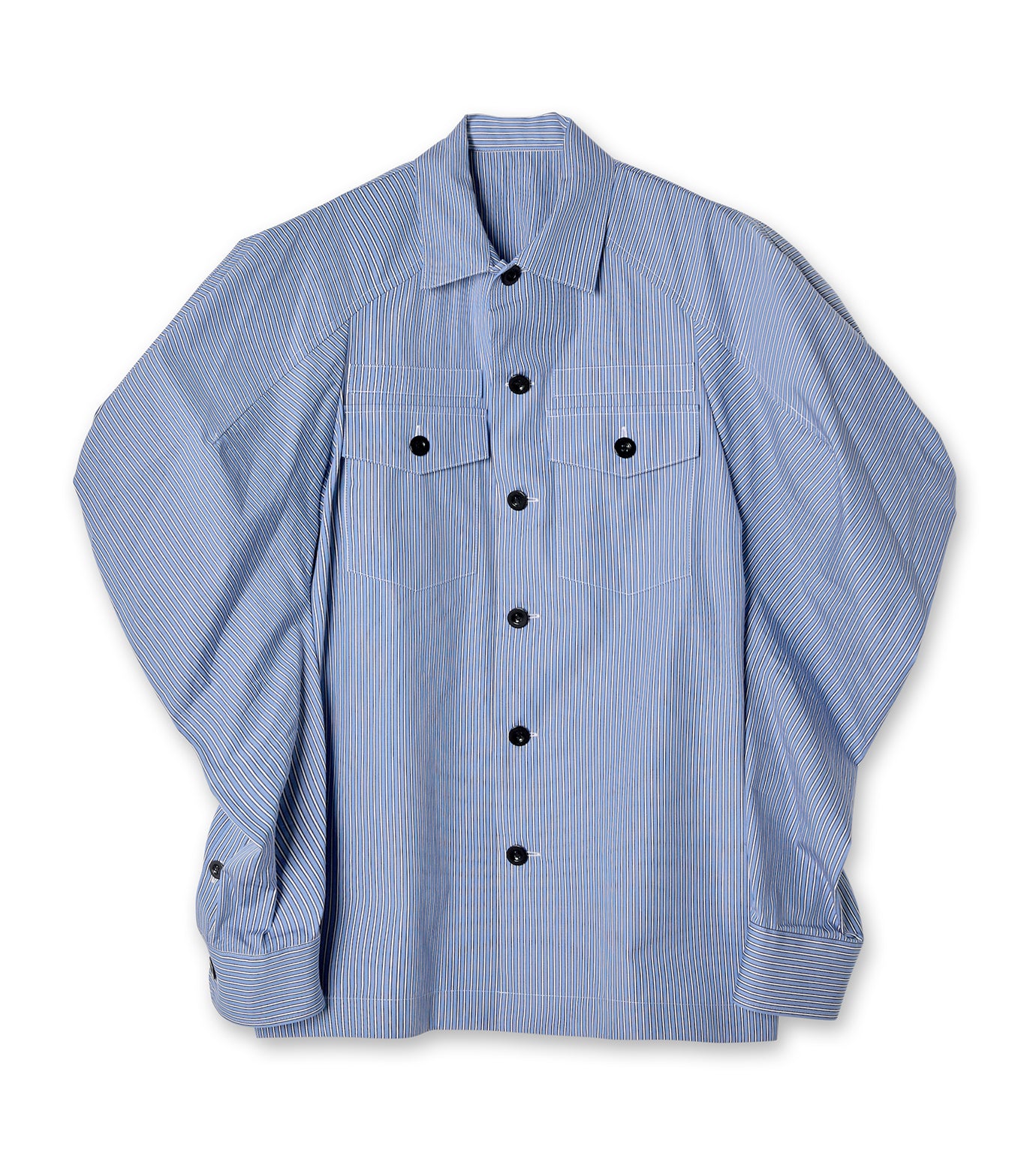 Cotton Poplin Puff Slv Shirt