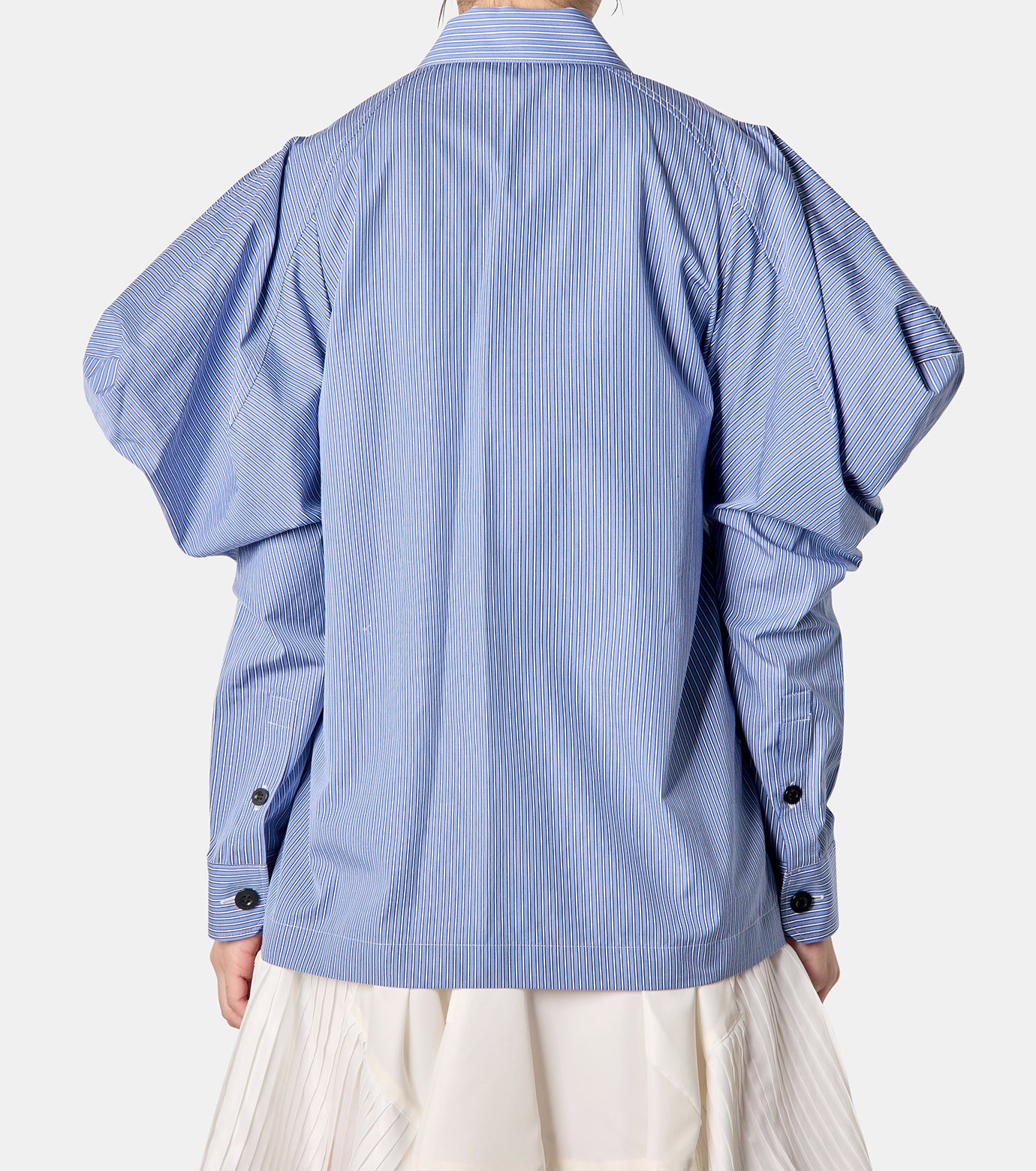 Cotton Poplin Puff Slv Shirt