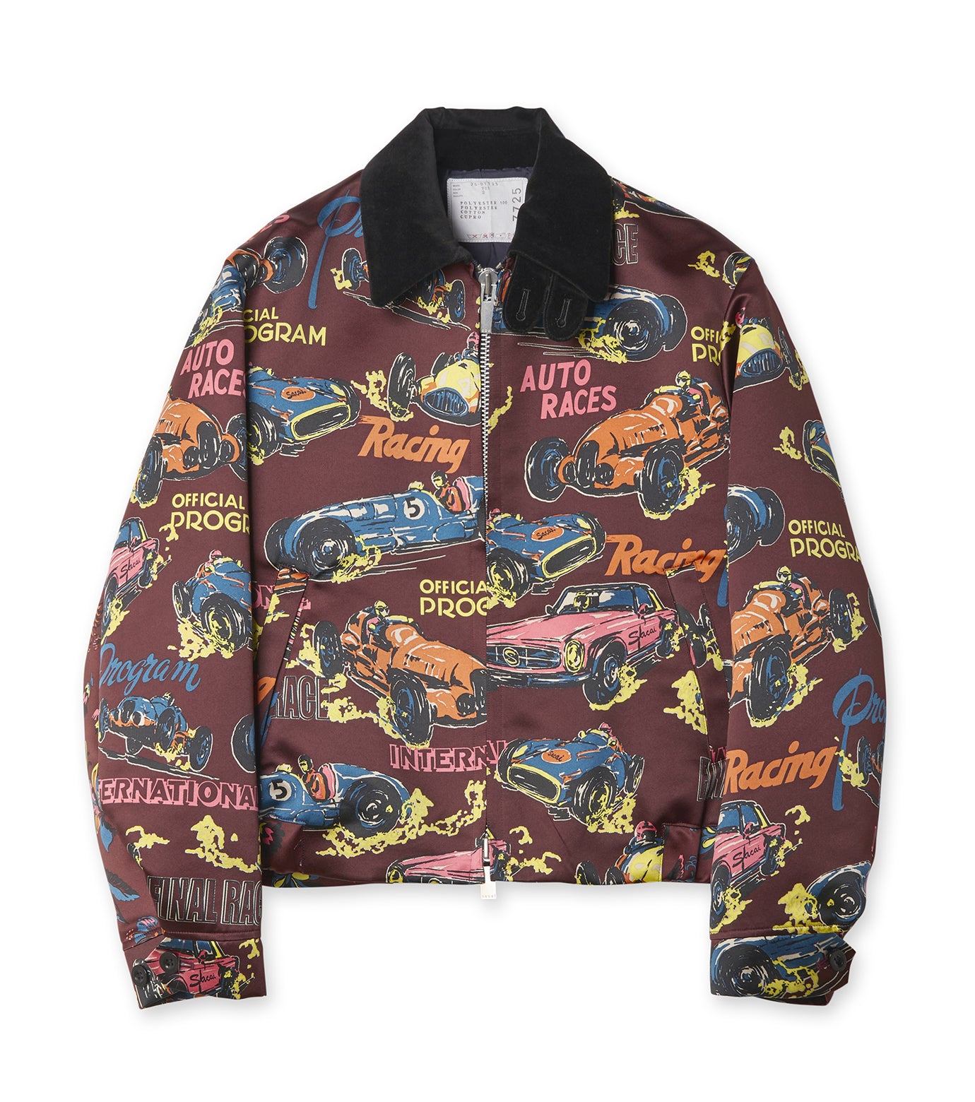 Car Race Print Jacket