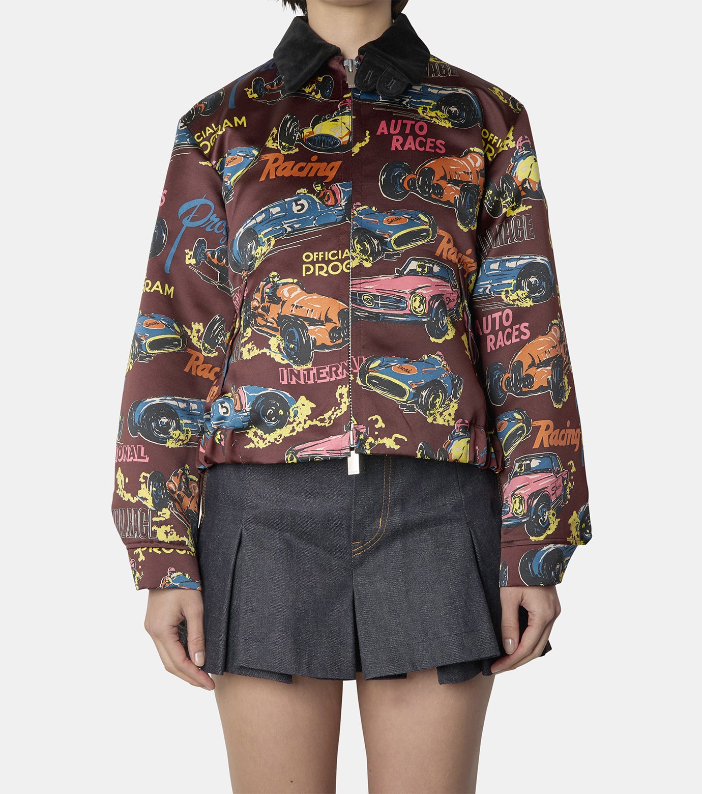 Car Race Print Jacket