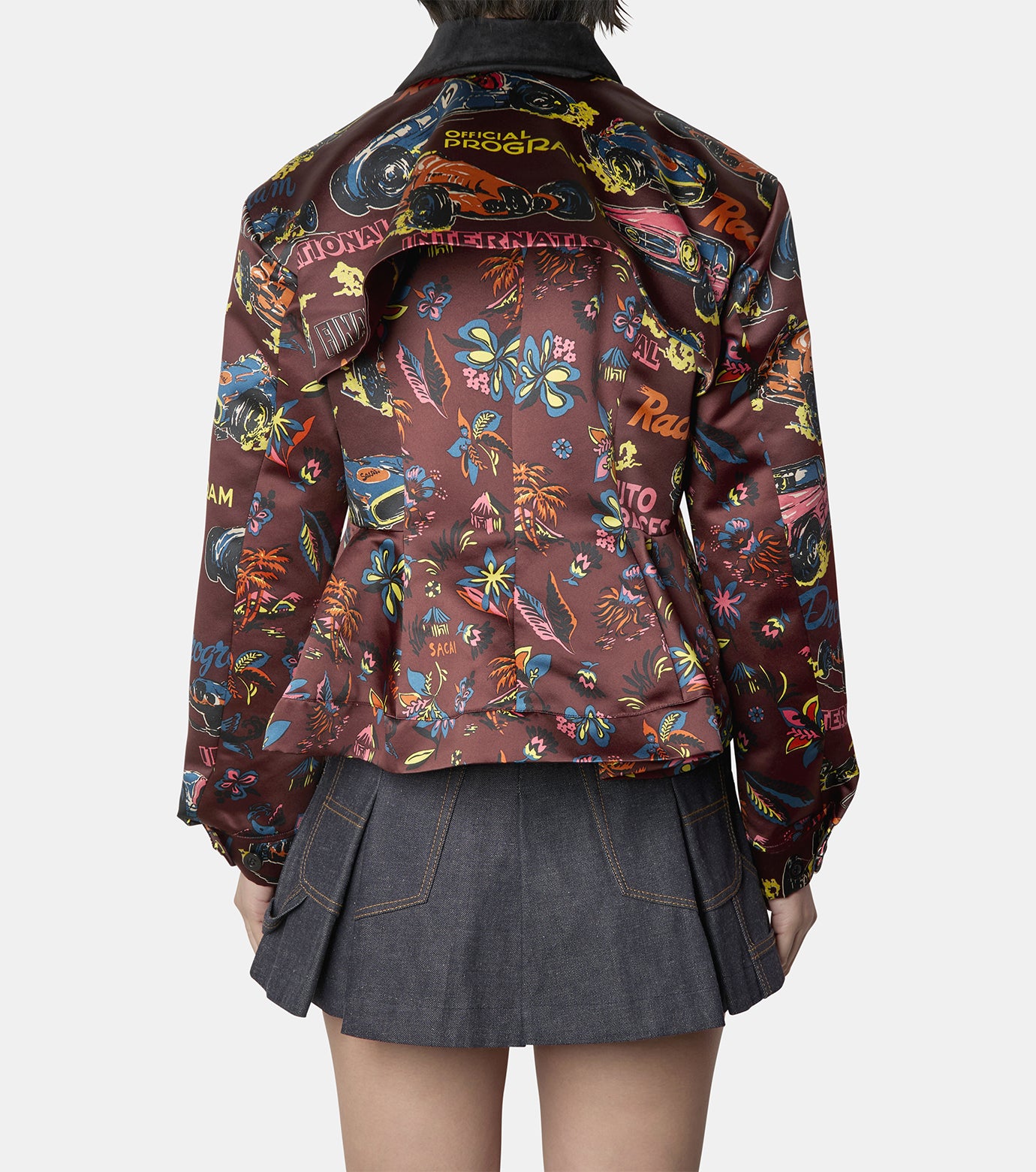 Car Race Print Jacket