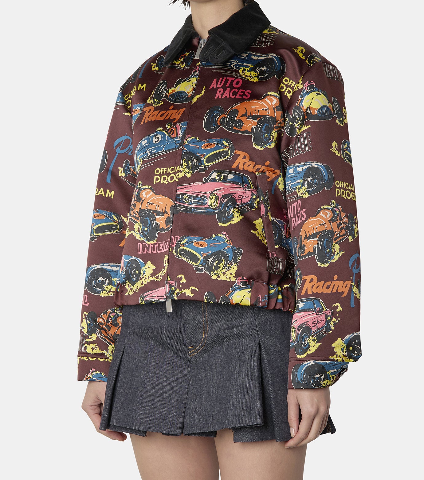 Car Race Print Jacket