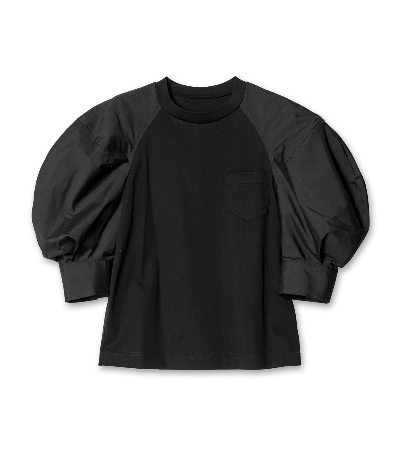 Poplin x Jersey T-Shirt