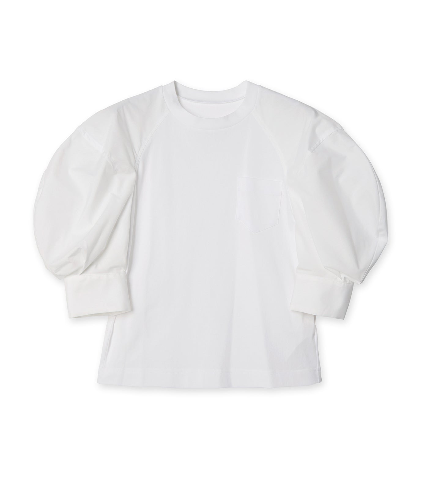 Poplin x Jersey T-Shirt