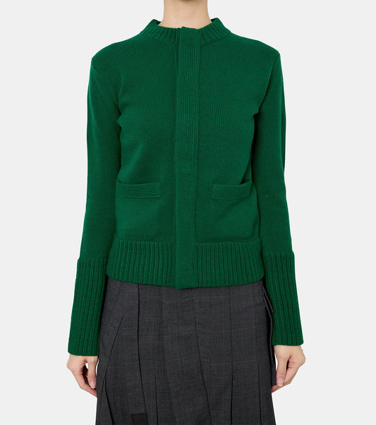 Wool Knit Cardigan