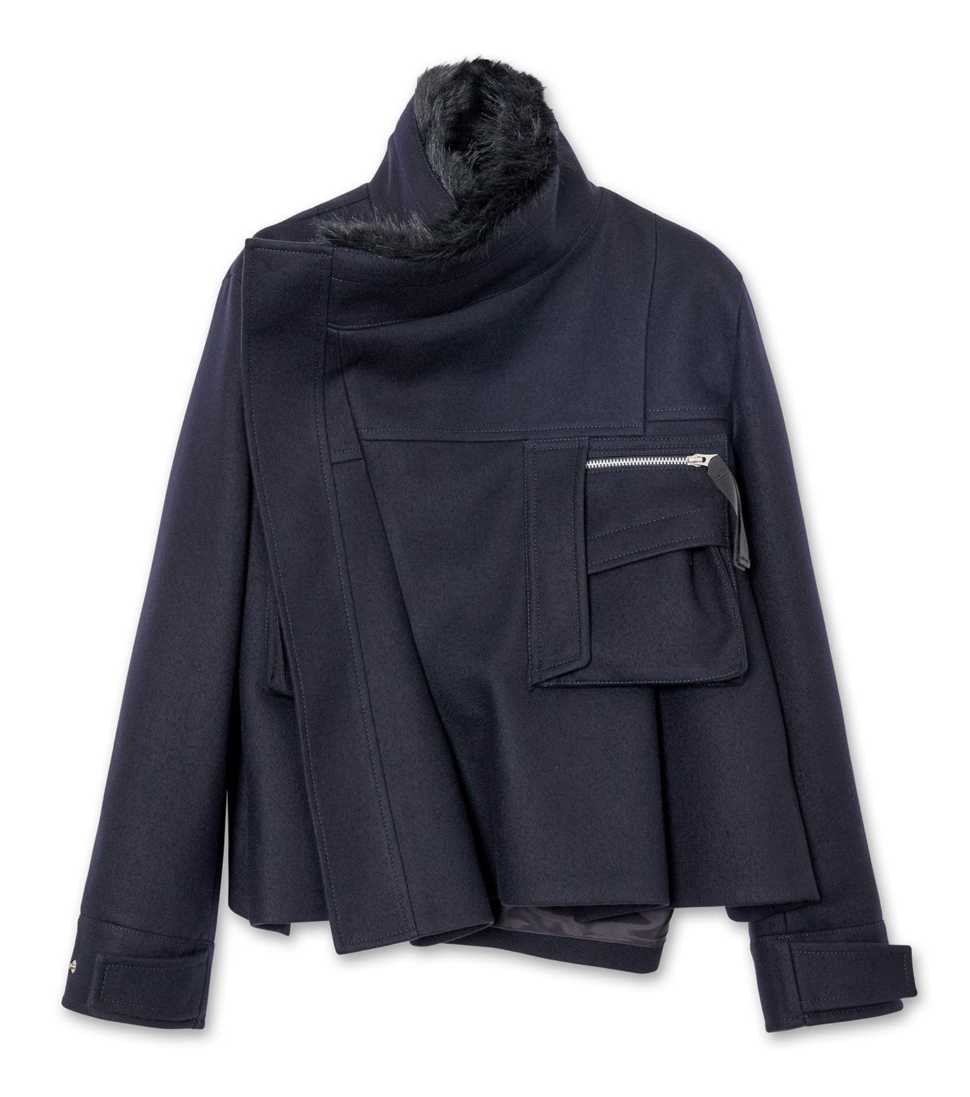 Wool Melton Blouson