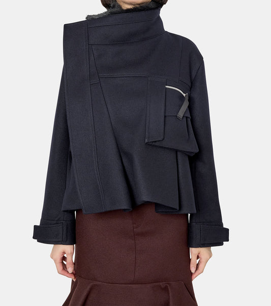 Wool Melton Blouson