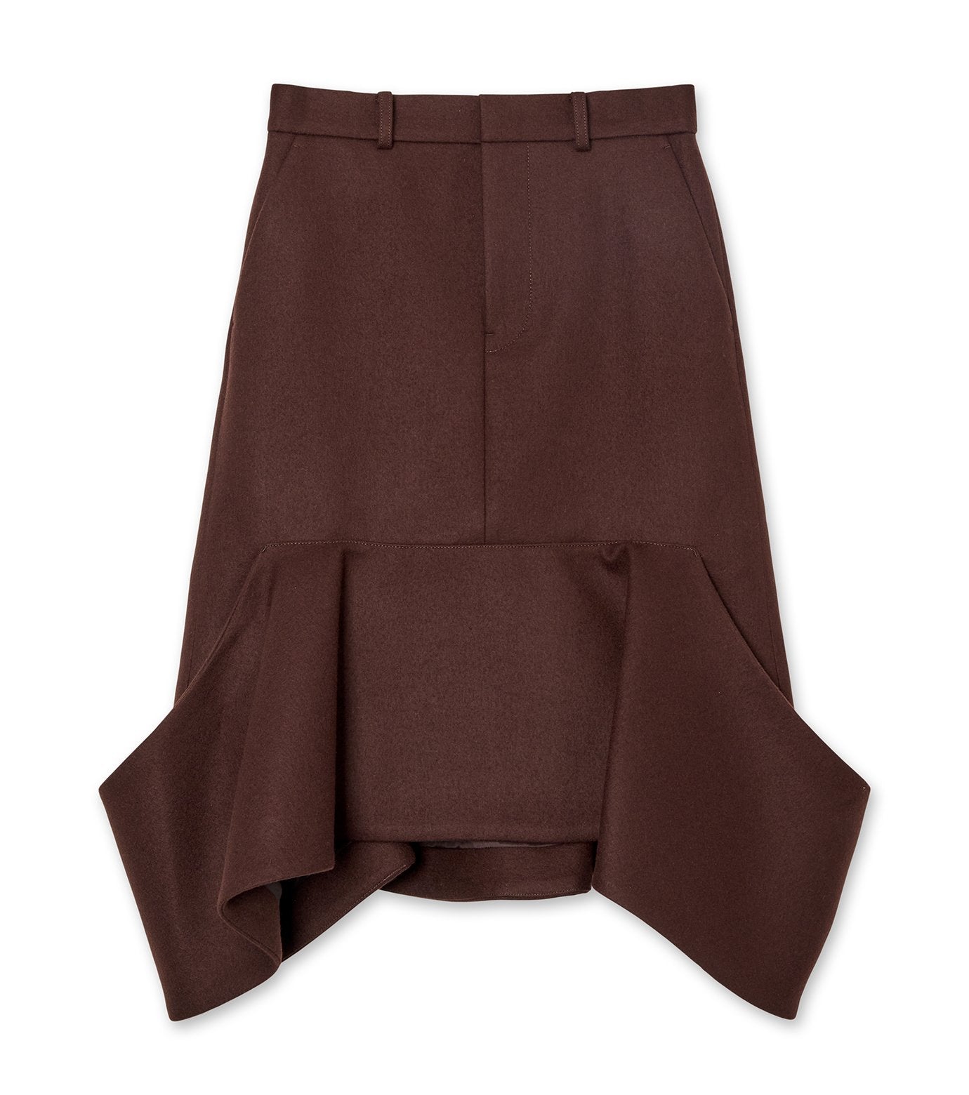 Wool Melton Skirt
