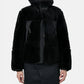Faux Shearling x Grosgrain Blouson