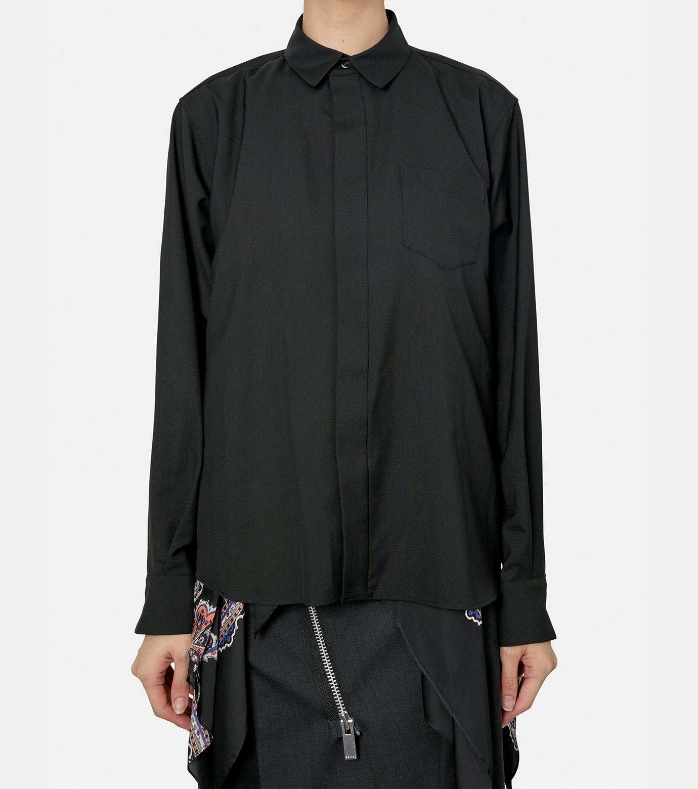 Suiting x Paisley Print Shirt