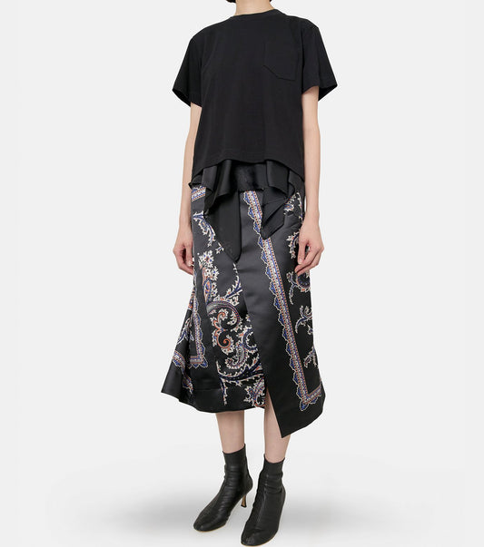 Paisley Print Skirt