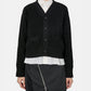 Poplin x Cotton Knit Cardigan