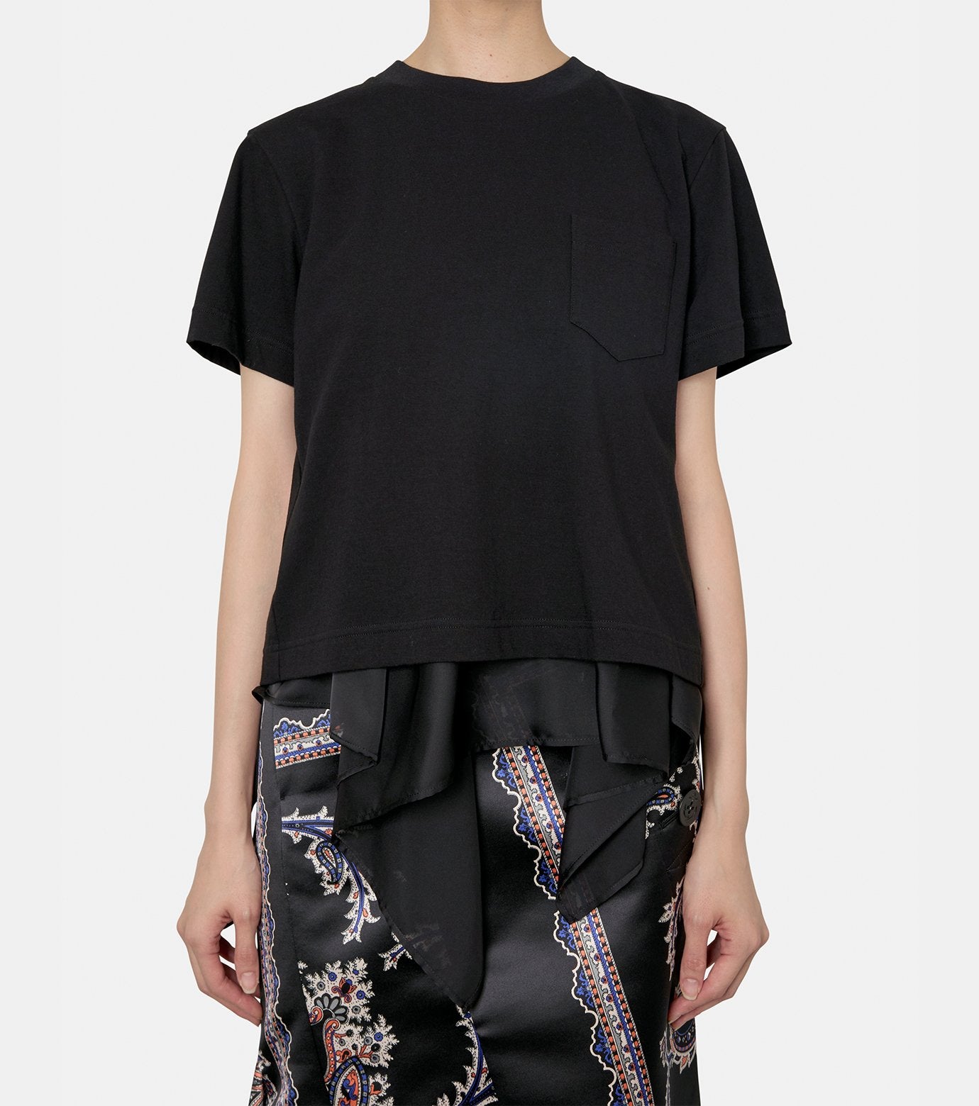 Satin x Cotton T-Shirt