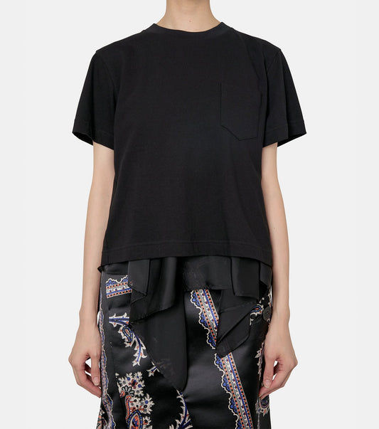 Satin x Cotton T-Shirt