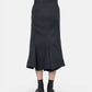 Wool Melton Midi Skirt