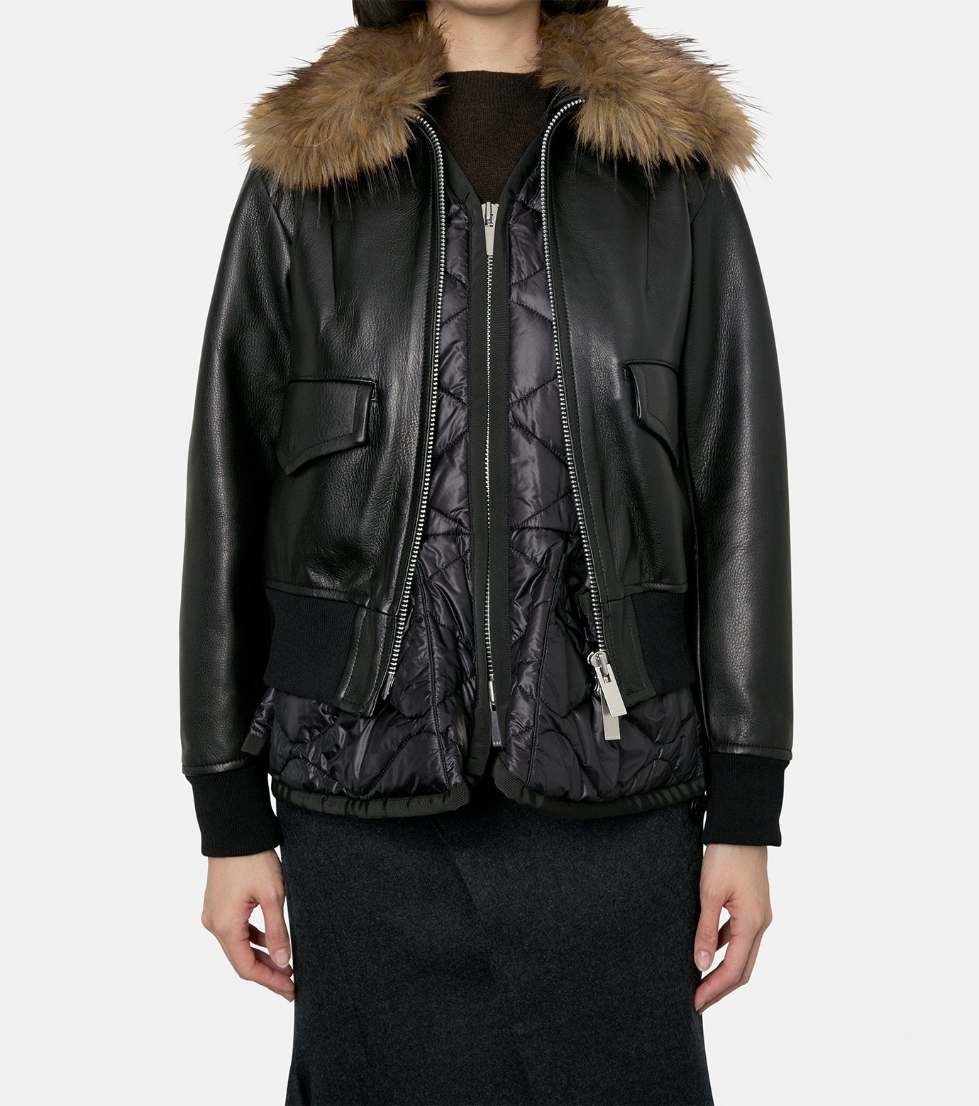 Leather Blouson