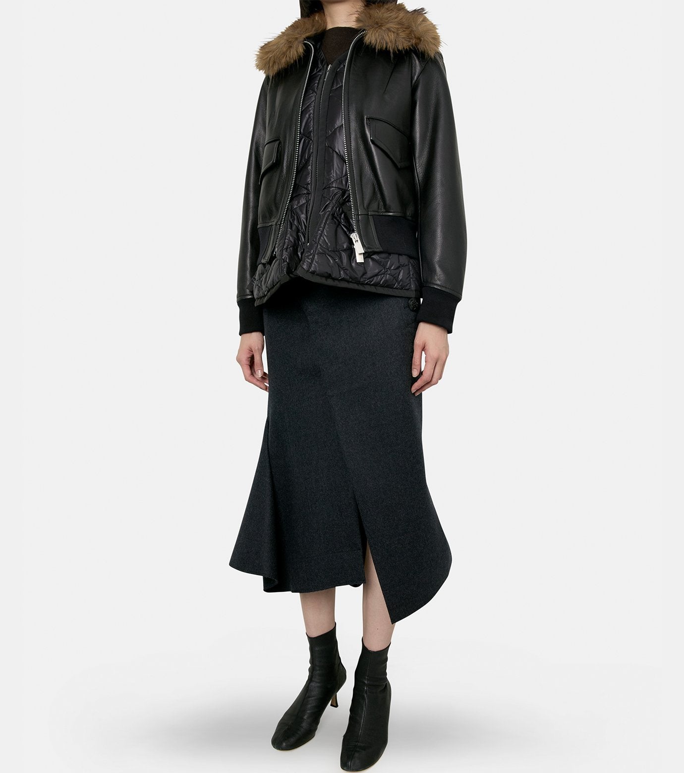 Leather Blouson