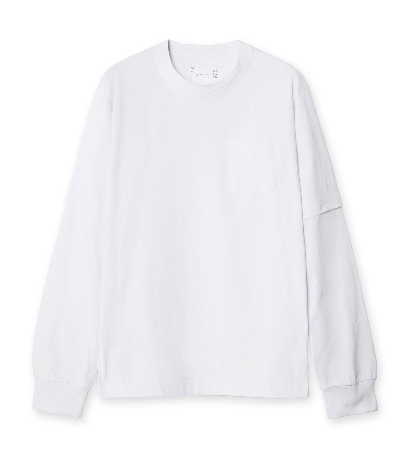 Flock Print L/S T-Shirt