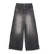 TUCKDETAIL DENIM TROUSERS